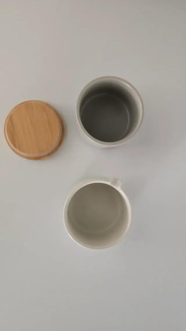 Set Nespresso Barista Ceramica Bambu