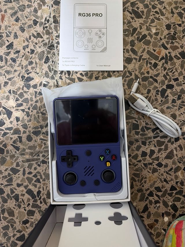 Consola de mano retro RG36 PRO Linux RK3326