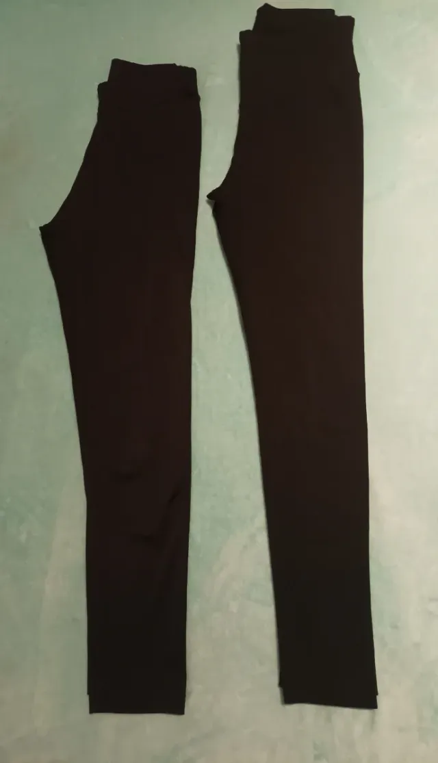 Lote 2 Leggins Lycra Negros