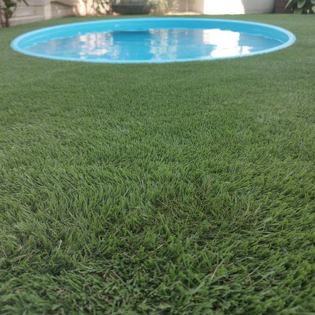 Césped artificial reutilizado