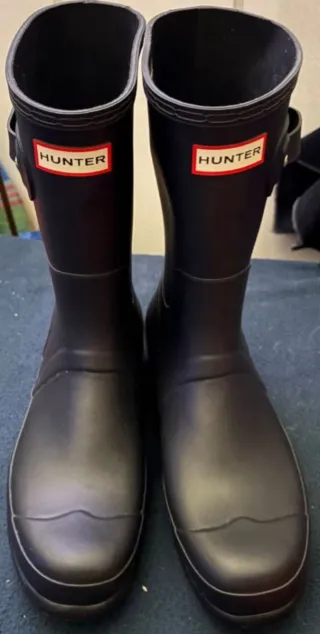 Botas de Lluvia Hunter Ajustables Negras