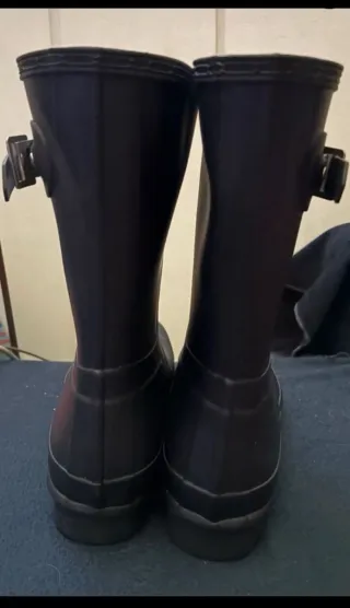 Botas de Lluvia Hunter Ajustables Negras