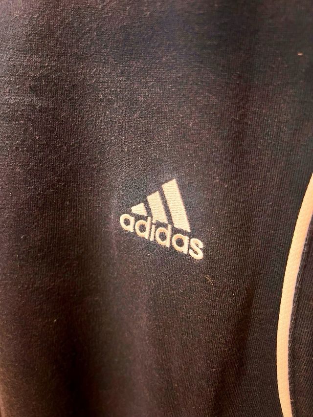 Camiseta Adidas sin mangas azul marino - Talla L