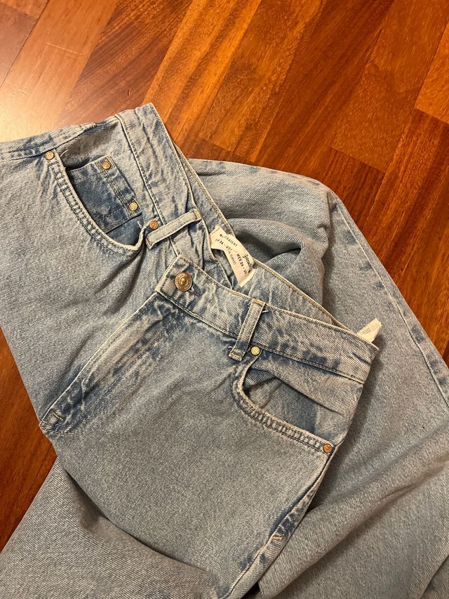 Jeans anchos mujer