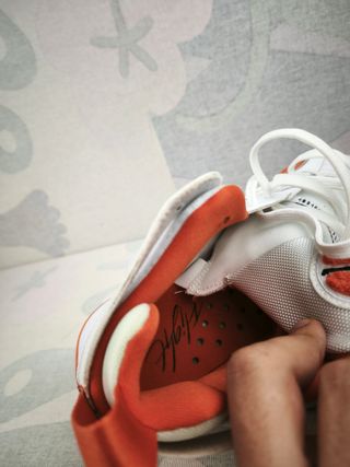 Nike 38,5 Laranja e Branco