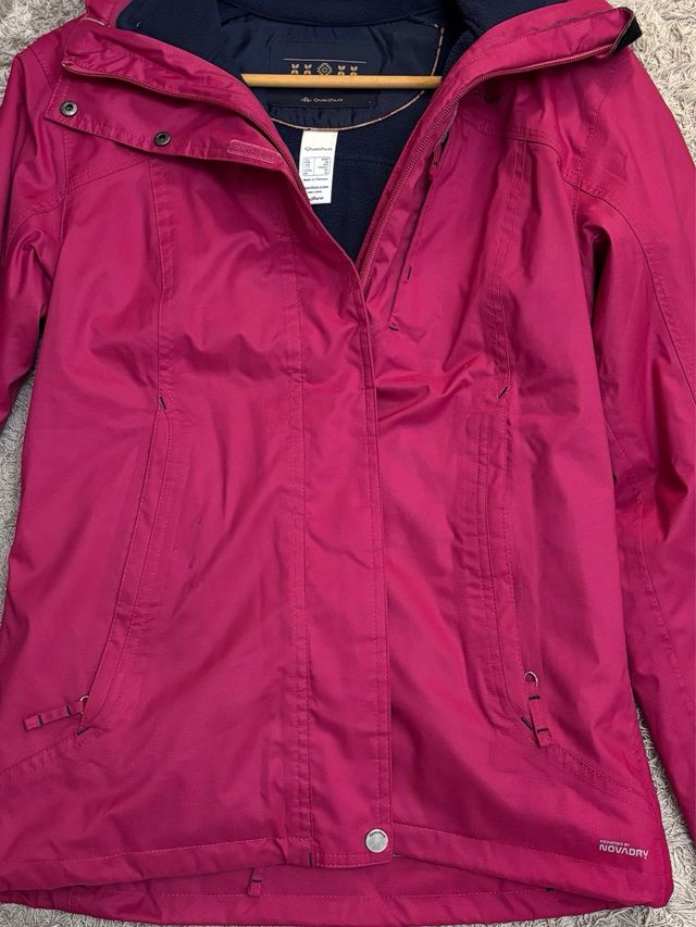 Chaqueta abrigo rosa. especial para nieve .