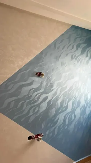 Pintura decorativa efecto mármol