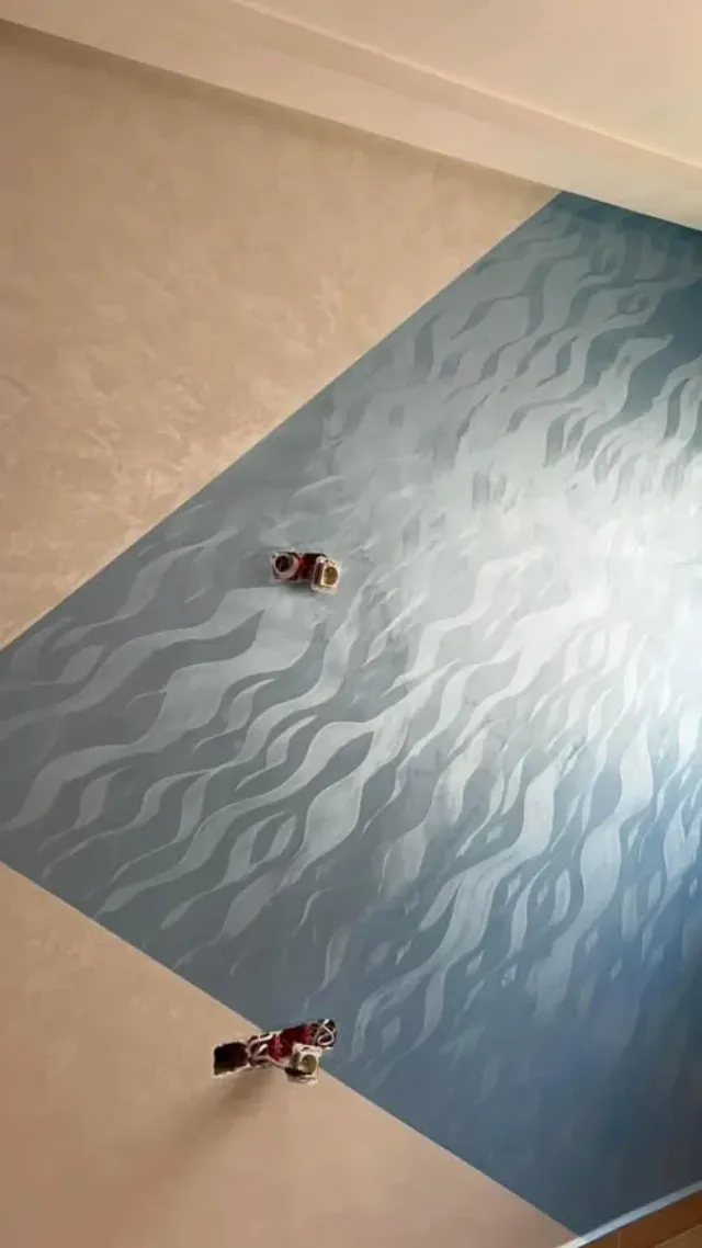 Pintura decorativa efecto mármol