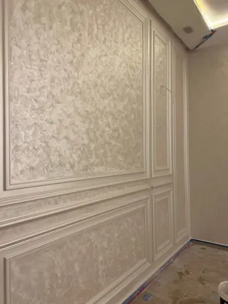 Pintura decorativa efecto mármol