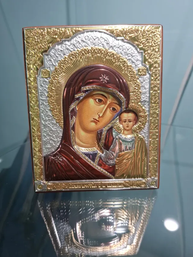 Icono Ortodoxo Plata y Oro