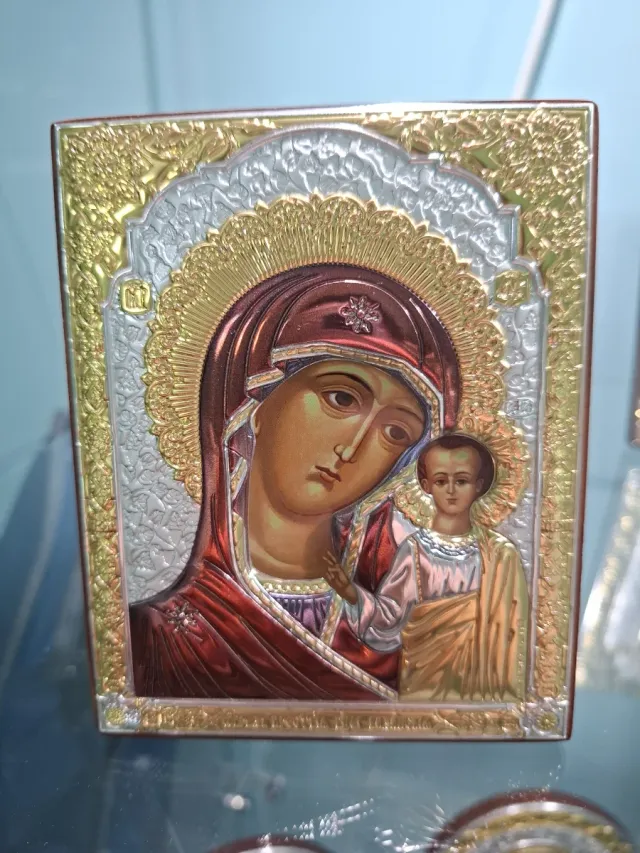 Icono Ortodoxo Plata y Oro