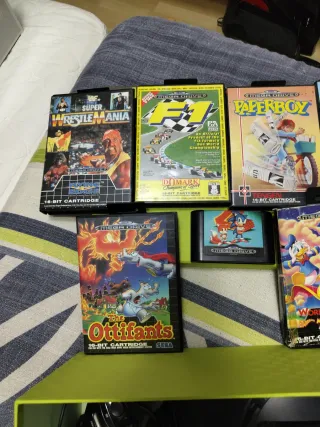 Console Sega Mega Drive nera + giochi