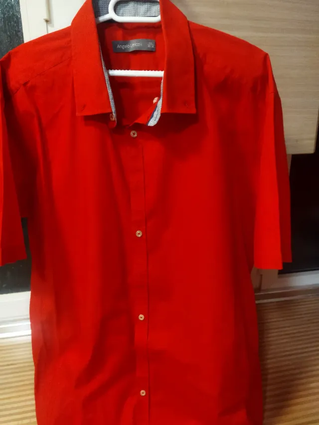 Camisa Roja Angelo Litrico Talla XXL
