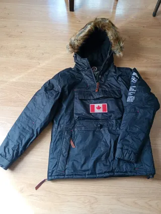 Abrigo Canadian Peak Negro Hombre