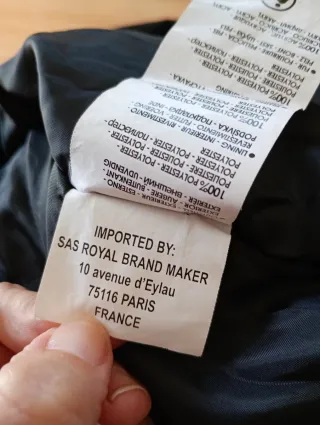 Abrigo Canadian Peak Negro Hombre