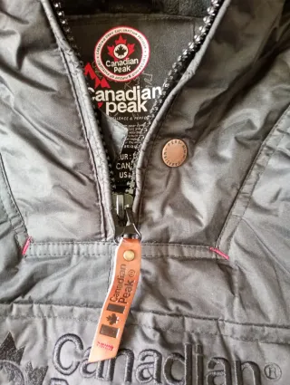 Abrigo Canadian Peak Negro Hombre