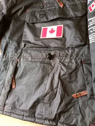 Abrigo Canadian Peak Negro Hombre