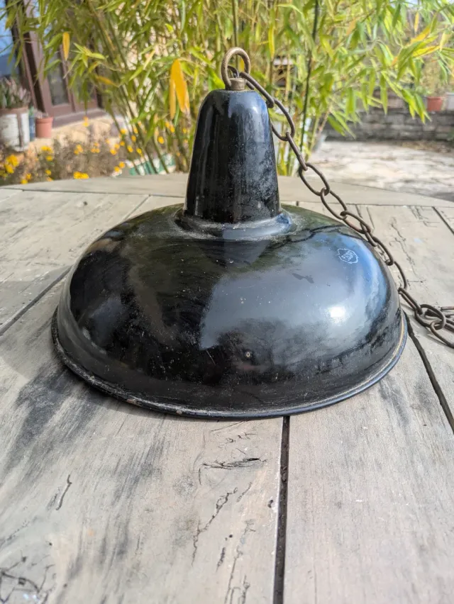 Lámpara colgante industrial vintage EGSA.