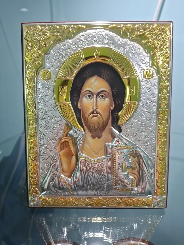 Icono Ortodoxo Plata y Oro