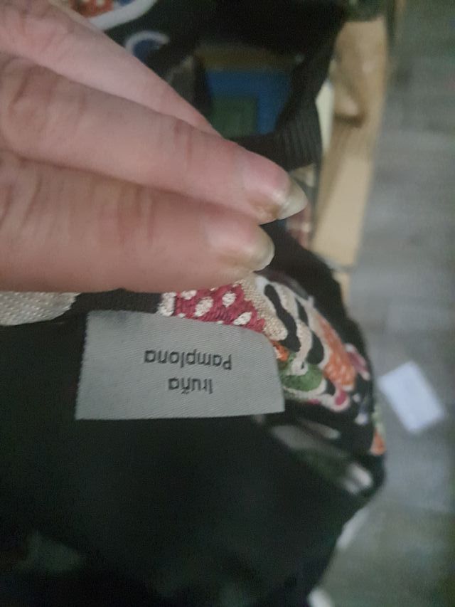 Mochila Las Pitxis tela estampada Iruña