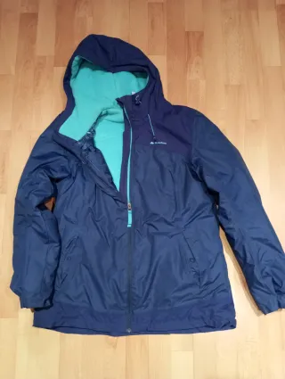 Chaqueta Quechua Azul y Turquesa