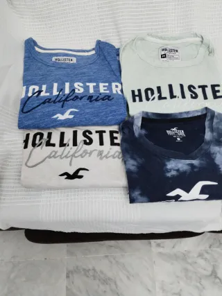 Pack 4 Camisetas Hollister
