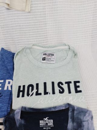 Pack 4 Camisetas Hollister