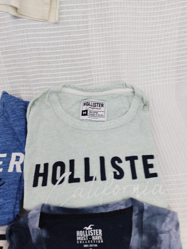 Pack 4 Camisetas Hollister