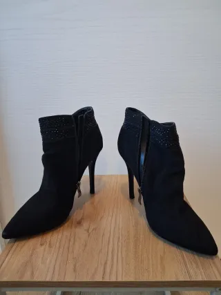 Stivaletti Tacco 11 Gattinoni Roma Neri