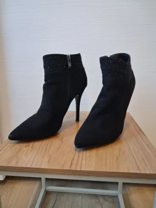 Stivaletti Tacco 11 Gattinoni Roma Neri