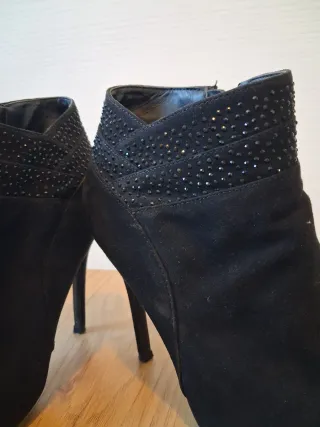 Stivaletti Tacco 11 Gattinoni Roma Neri