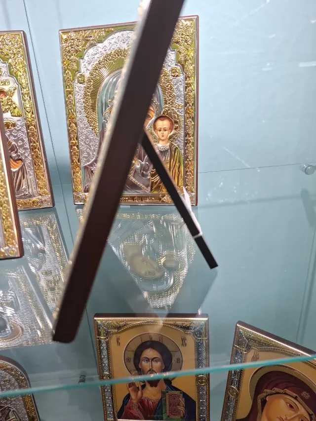 Icono Ortodoxo Plata y Oro