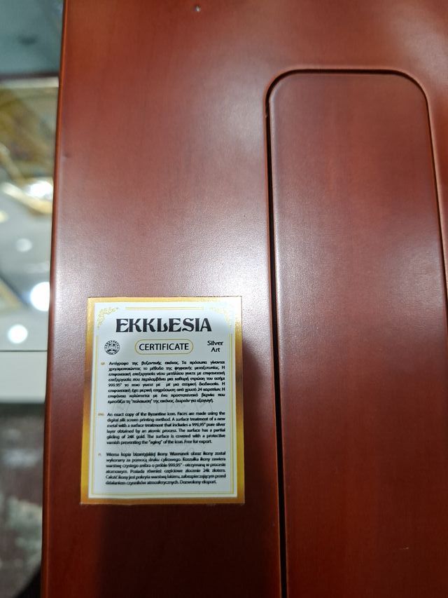 Icono Ortodoxo Plata y Oro