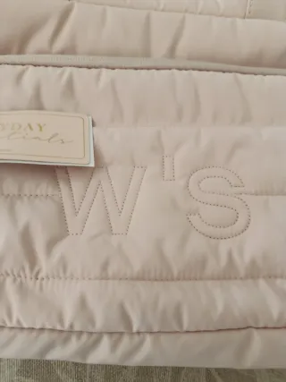 Neceser rosa acolchado mujer