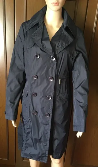 Impermeabile Adhoc Donna Blu Scuro IT 46 DE 42