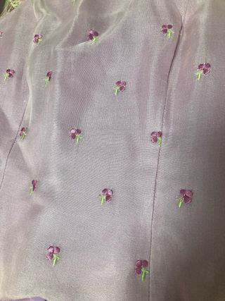 Conjunto niña top, falda y chal boda