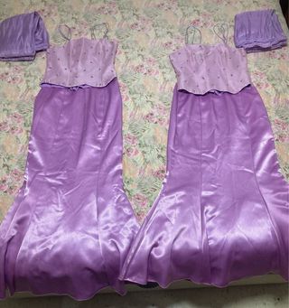 Conjunto niña top, falda y chal boda