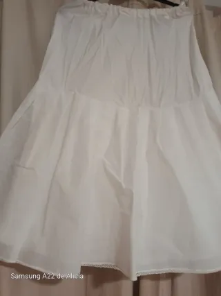 Cancán Fallera Blanco