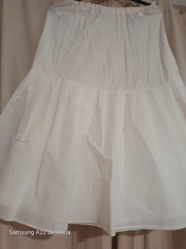 Cancán Fallera Blanco