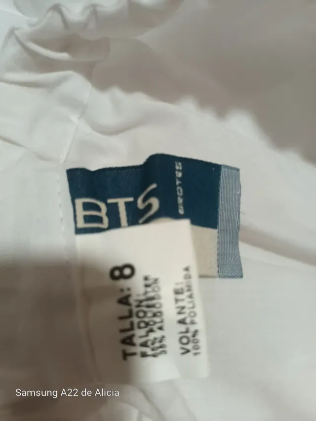 Cancán Fallera Blanco