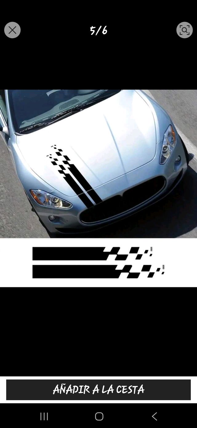 Pegatinas capo y puertas coche nuevas