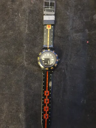 SWATCH  Scuba nero del 1991