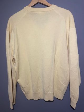 Jersey vintage Lacoste V-Neck Amarillo.