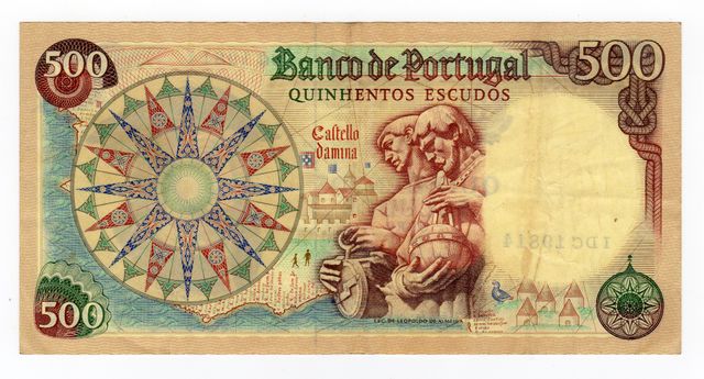 Billete de 500 escudos portugueses de 1966