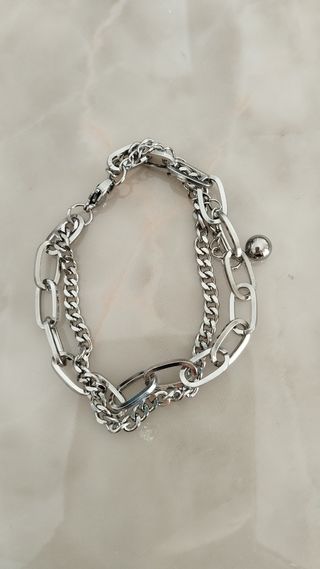Bracciale Acciaio Inox Argento