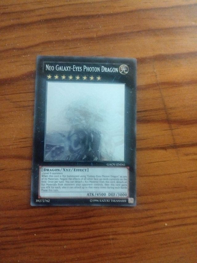Carta Neo Galaxy-Eyes Photon Dragon Yu-Gi-Oh