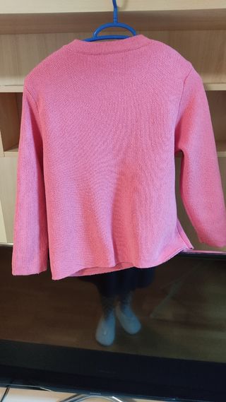 Chaqueta Zara Rosa Botones Dorados