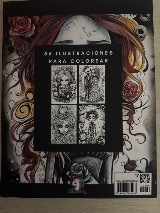 Libro de colorear: Burtonesque