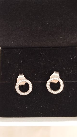 Orecchini Pandora Cerchio Argento