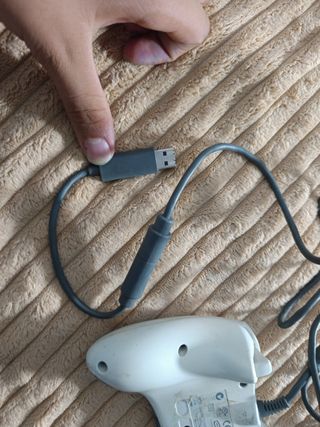 Mando Xbox 360 con cable